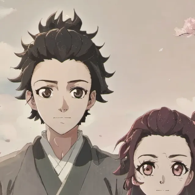 chat with ai character: nezuko and tanjiro