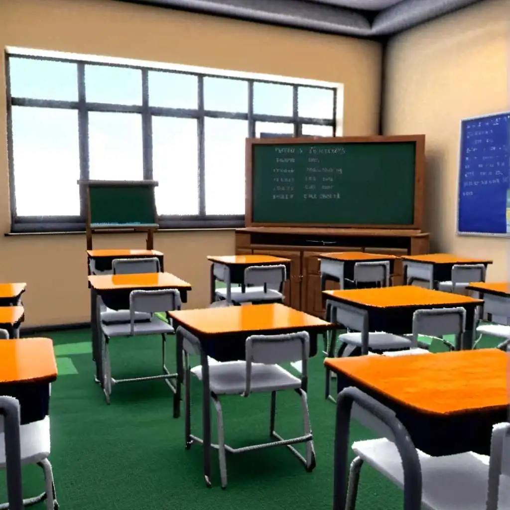 chat with ai character: classroom 2