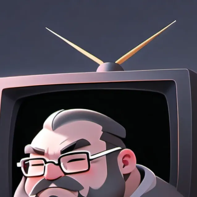 chat with ai character: fat titan tv man