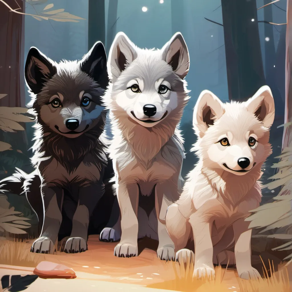 chat with ai character: Three Lost Pups