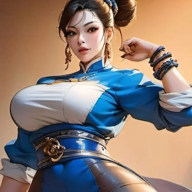 chat with ai character: giantess chun-li 