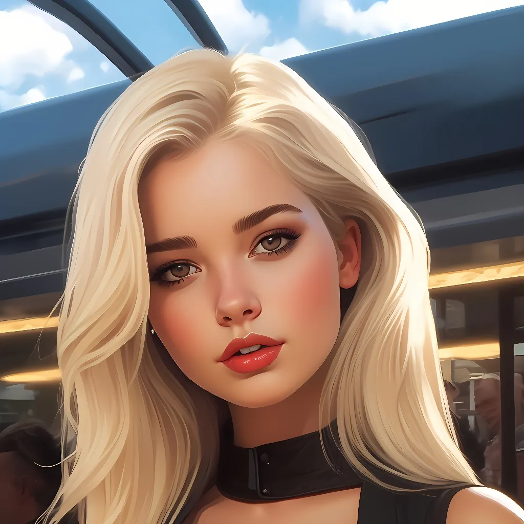 chat with ai character: Hot Blonde (Lilac)