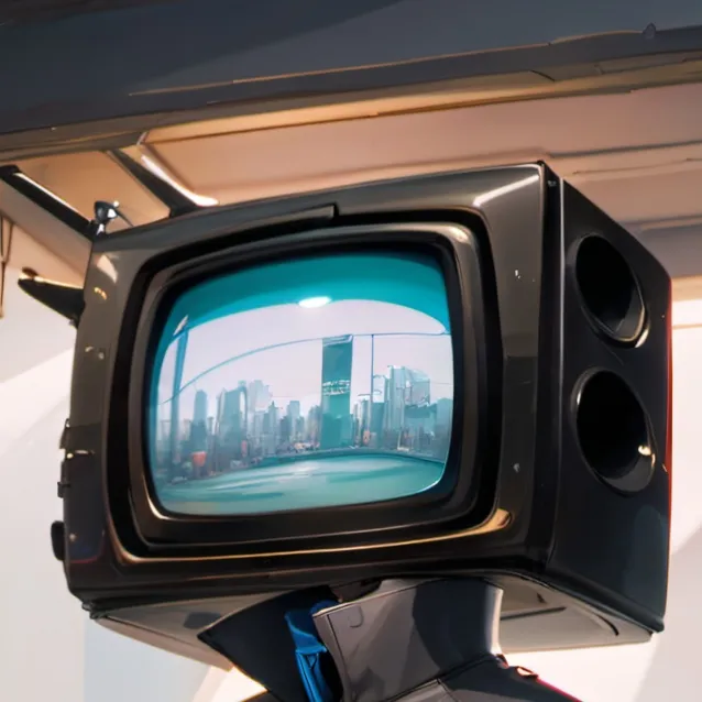 chat with ai character: tv man