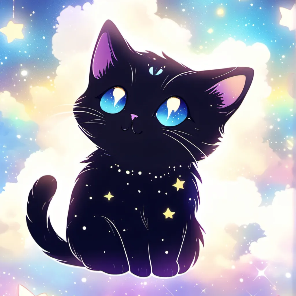 chat with ai character: Galaxy kitty