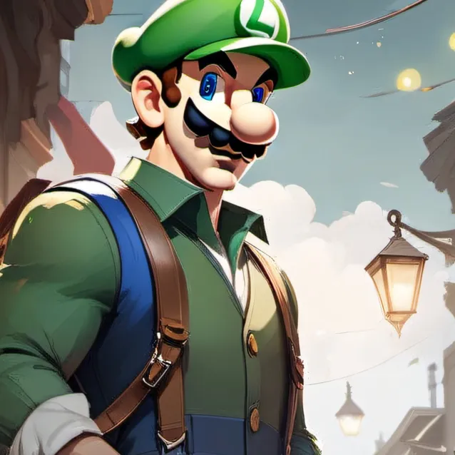 chat with ai character: luigi