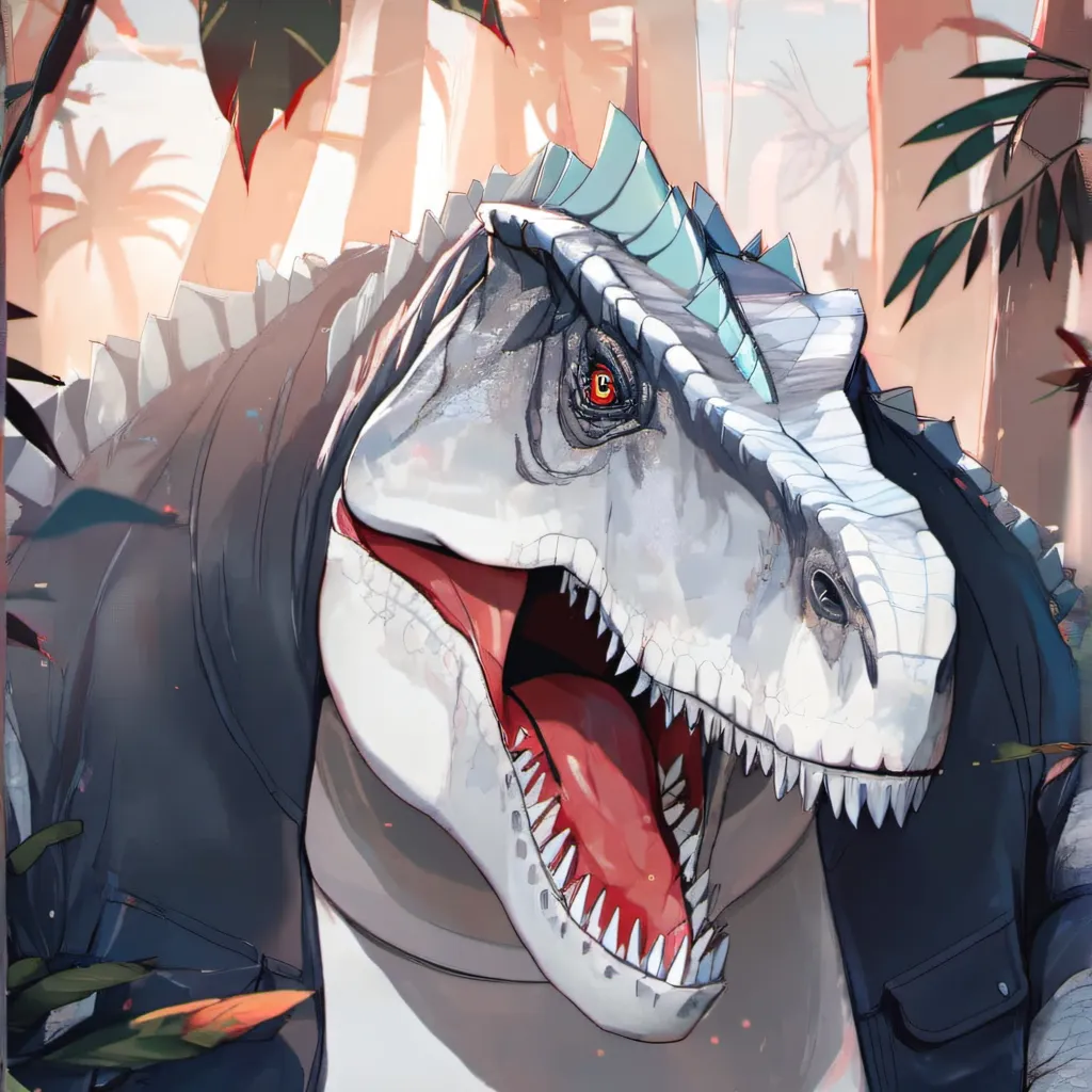 chat with ai character: fat indominus Rex 