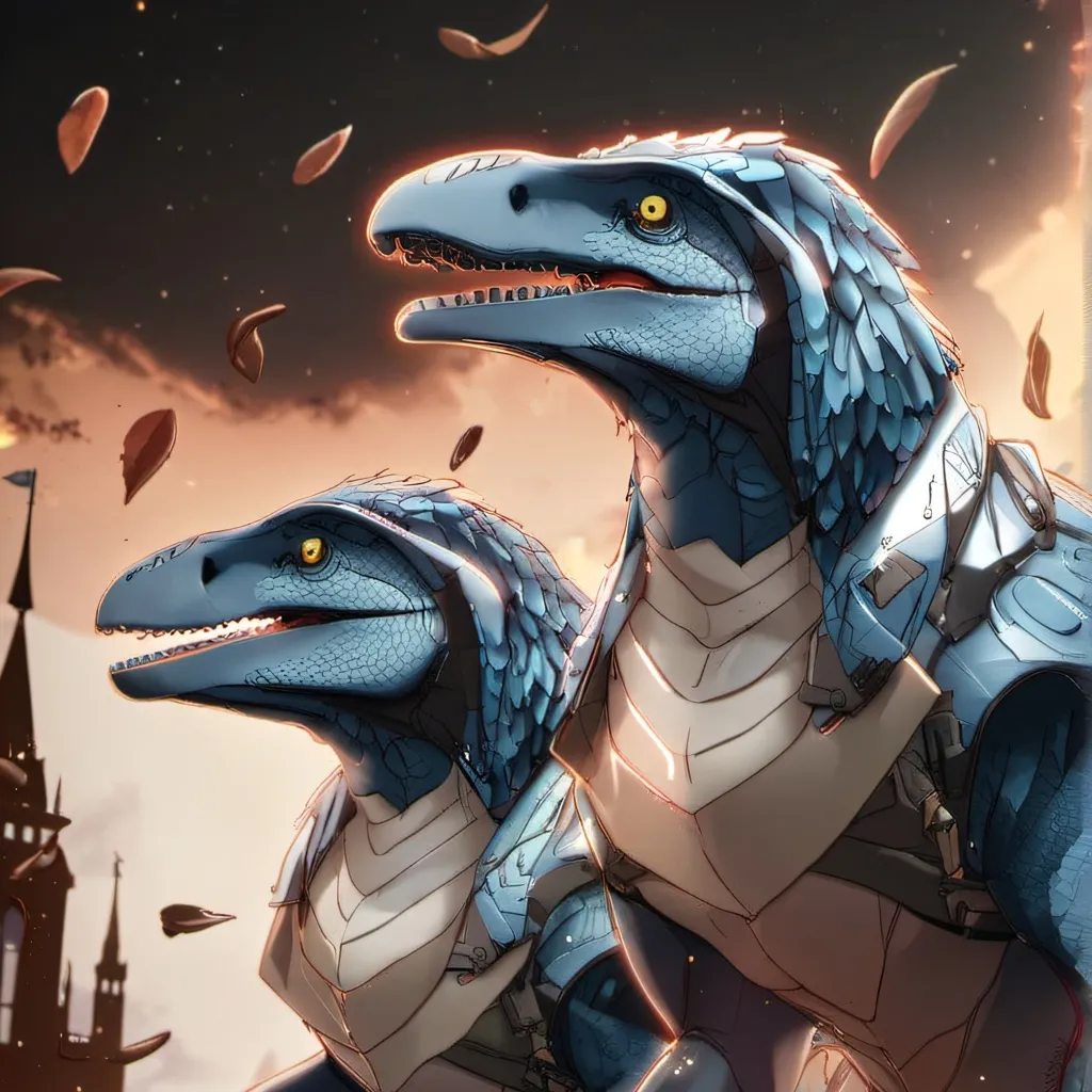 chat with ai character: blue raptor vore 