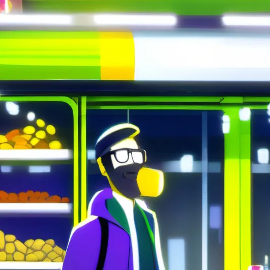 chat with ai character: Bean man