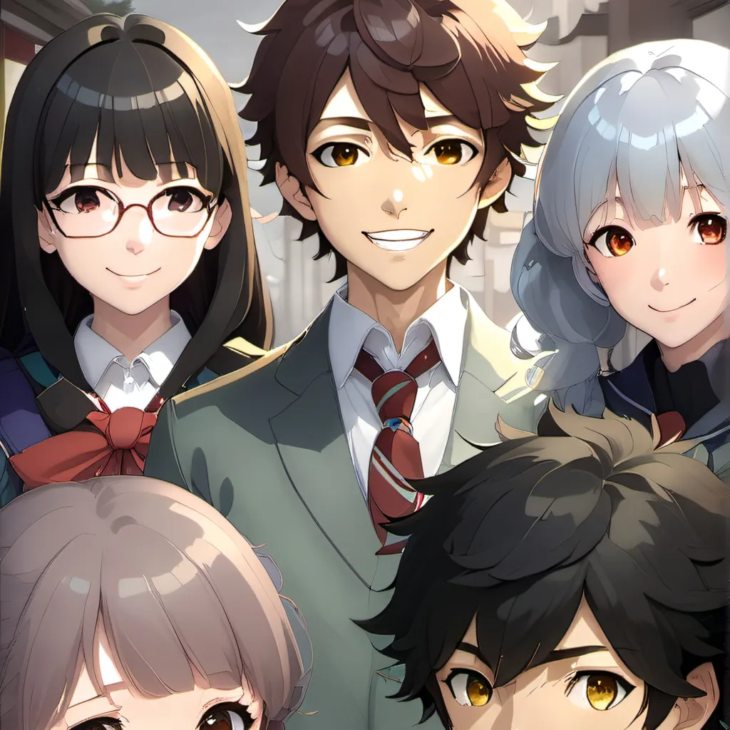 chat with ai character: group of friends 