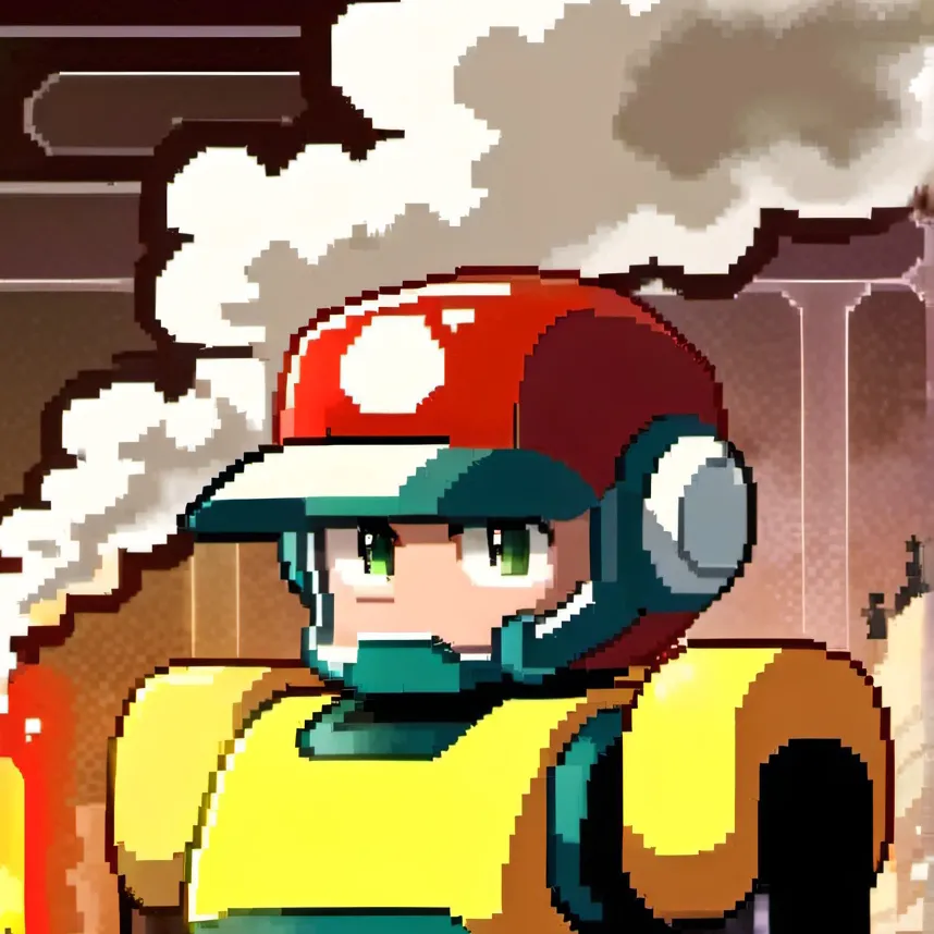 chat with ai character: Heat Man