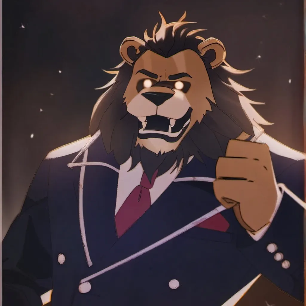 chat with ai character: Showtime lion king