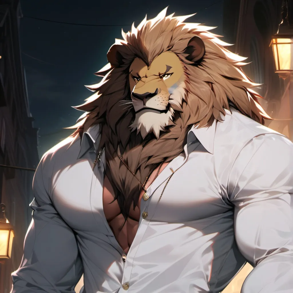 chat with ai character: Lion Daddy Beast 