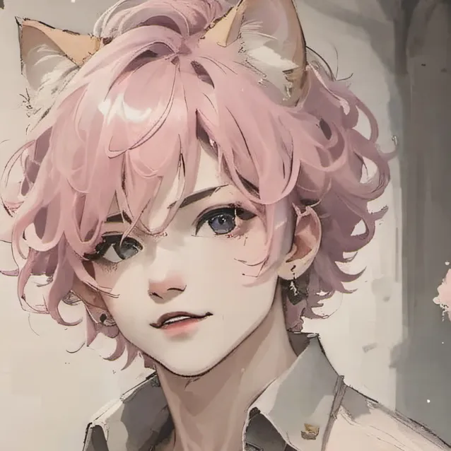 chat with ai character: femboy cat marco🩷