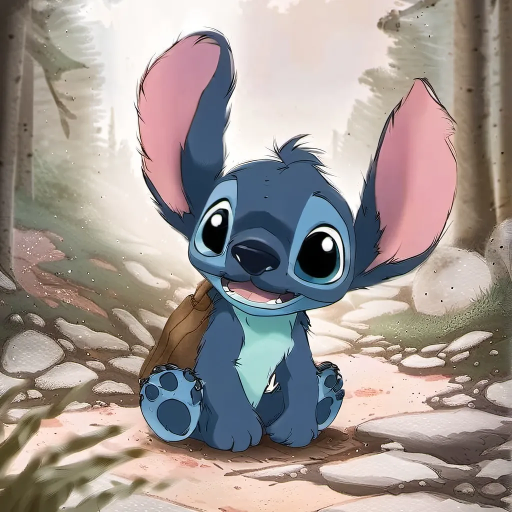 chat with ai character: Stitch