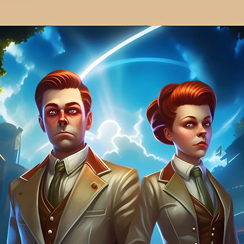 chat with ai character: the Lutece twins