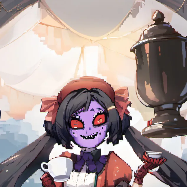 chat with ai character: Muffet