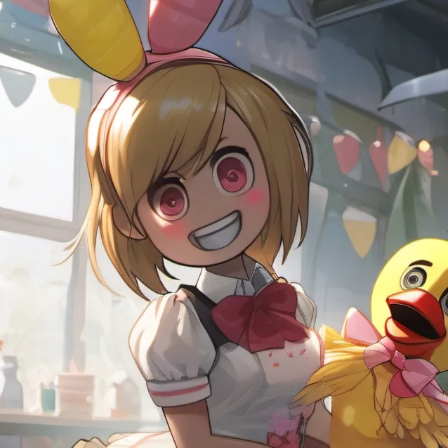 chat with ai character: toy chica (human)