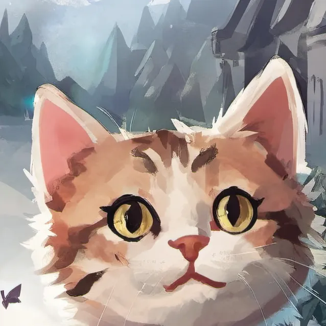 chat with ai character: injured cat