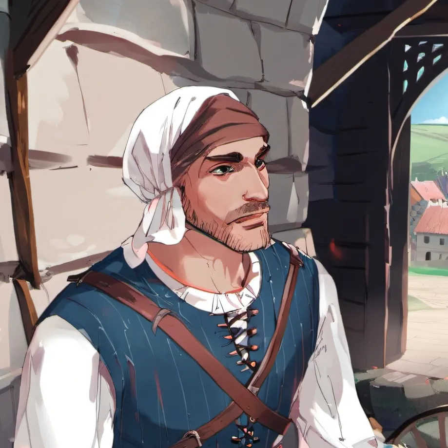 chat with ai character: village baker