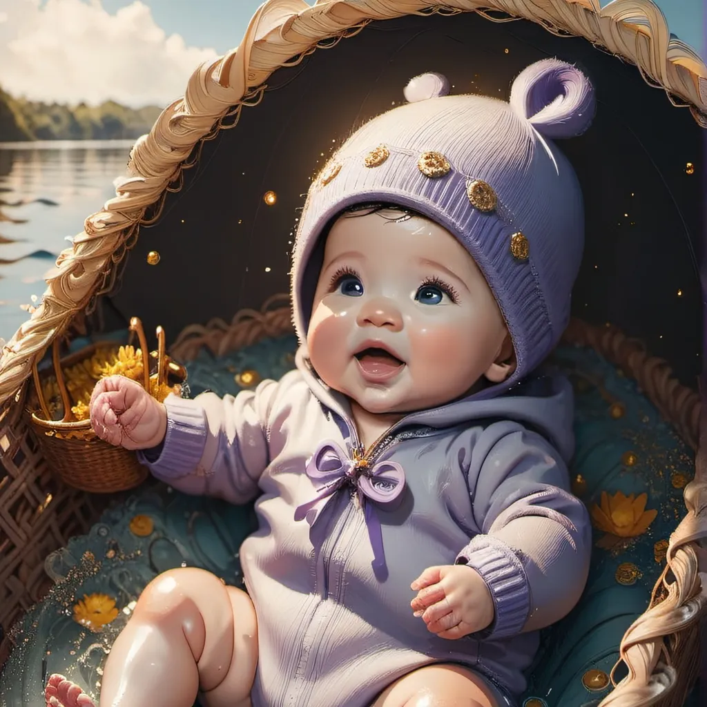 chat with ai character: water baby