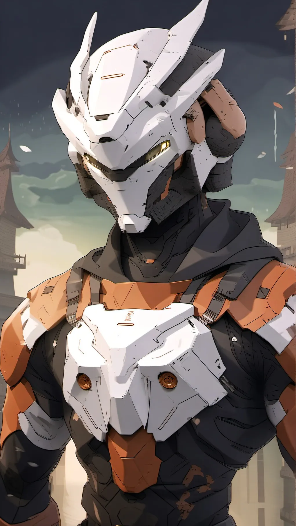 ai character: cool robot background