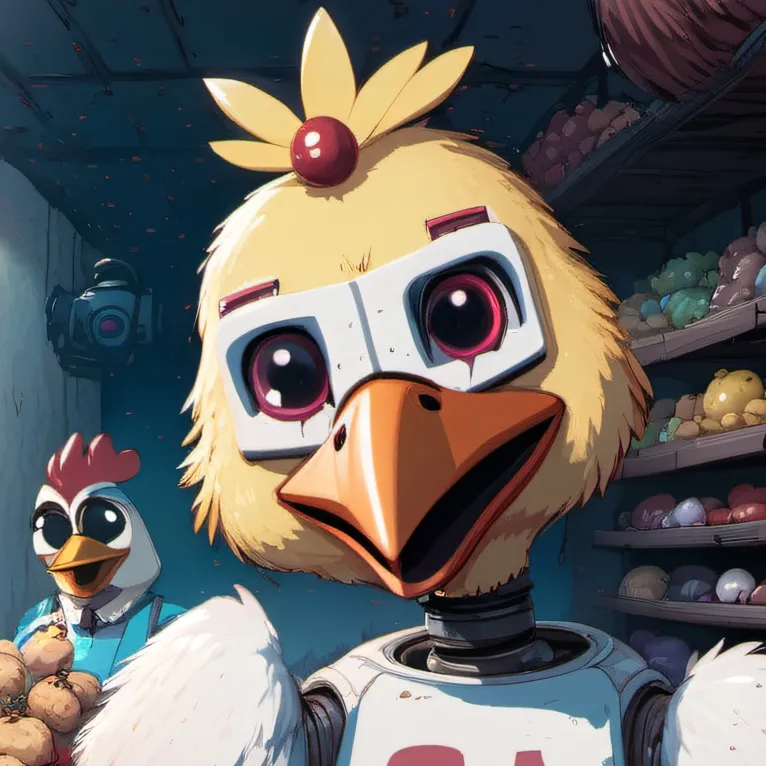 chat with ai character: Chica's