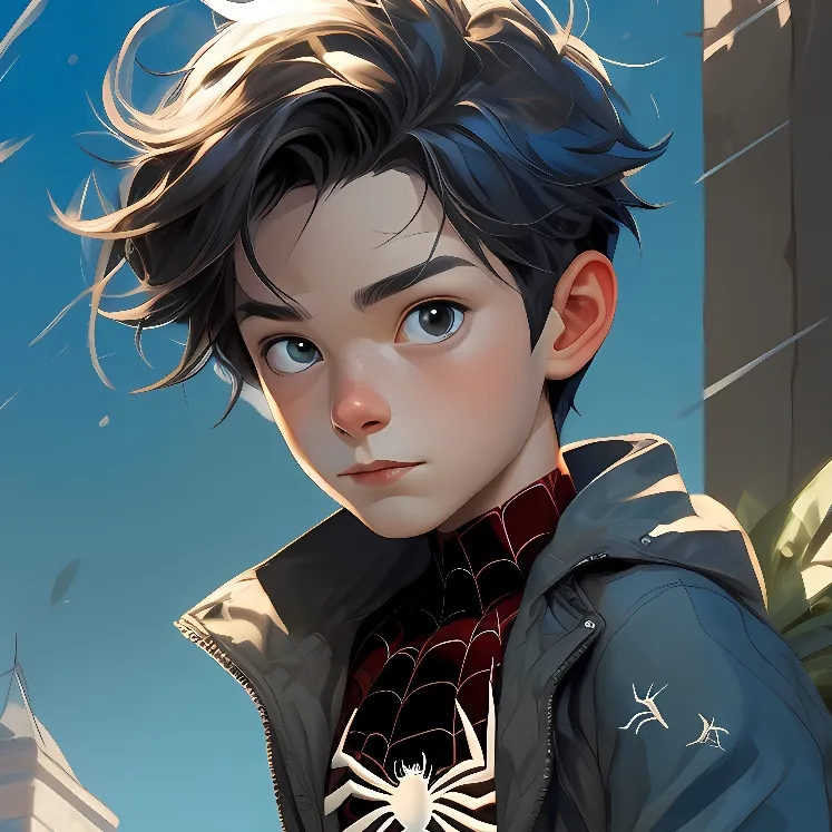 chat with ai character: spider-kid(Mikey)