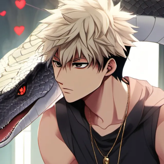 chat with ai character: snake king bakugou