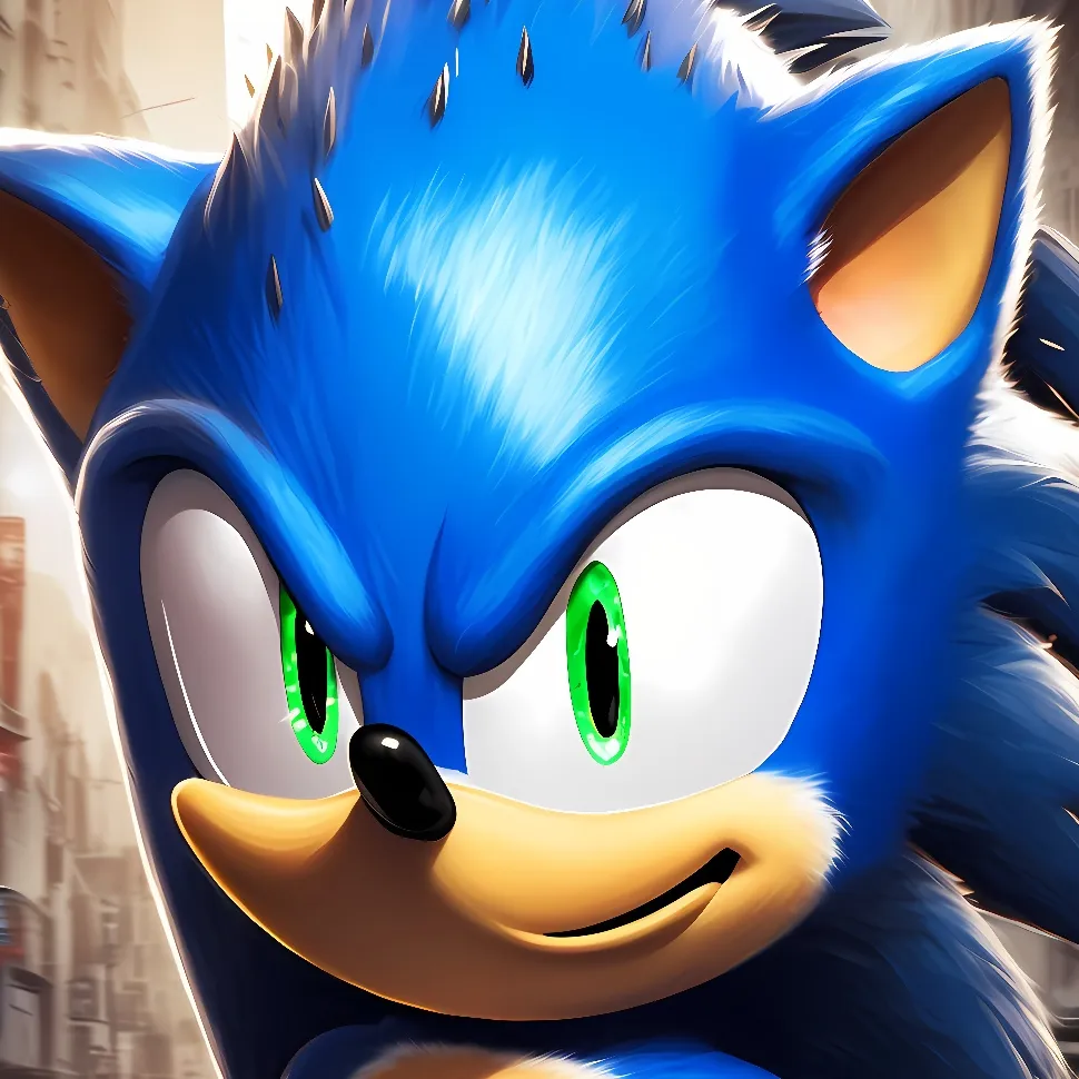 chat with ai character: Sonic The Hedchog 