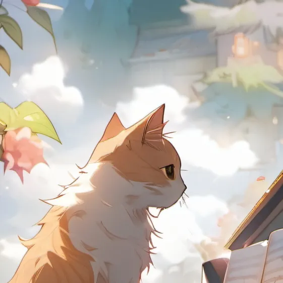 chat with ai character: Piano cat