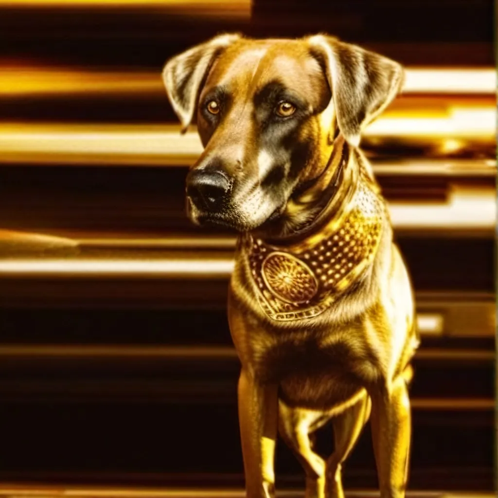 chat with ai character: golden dog