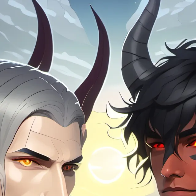chat with ai character: demon and god
