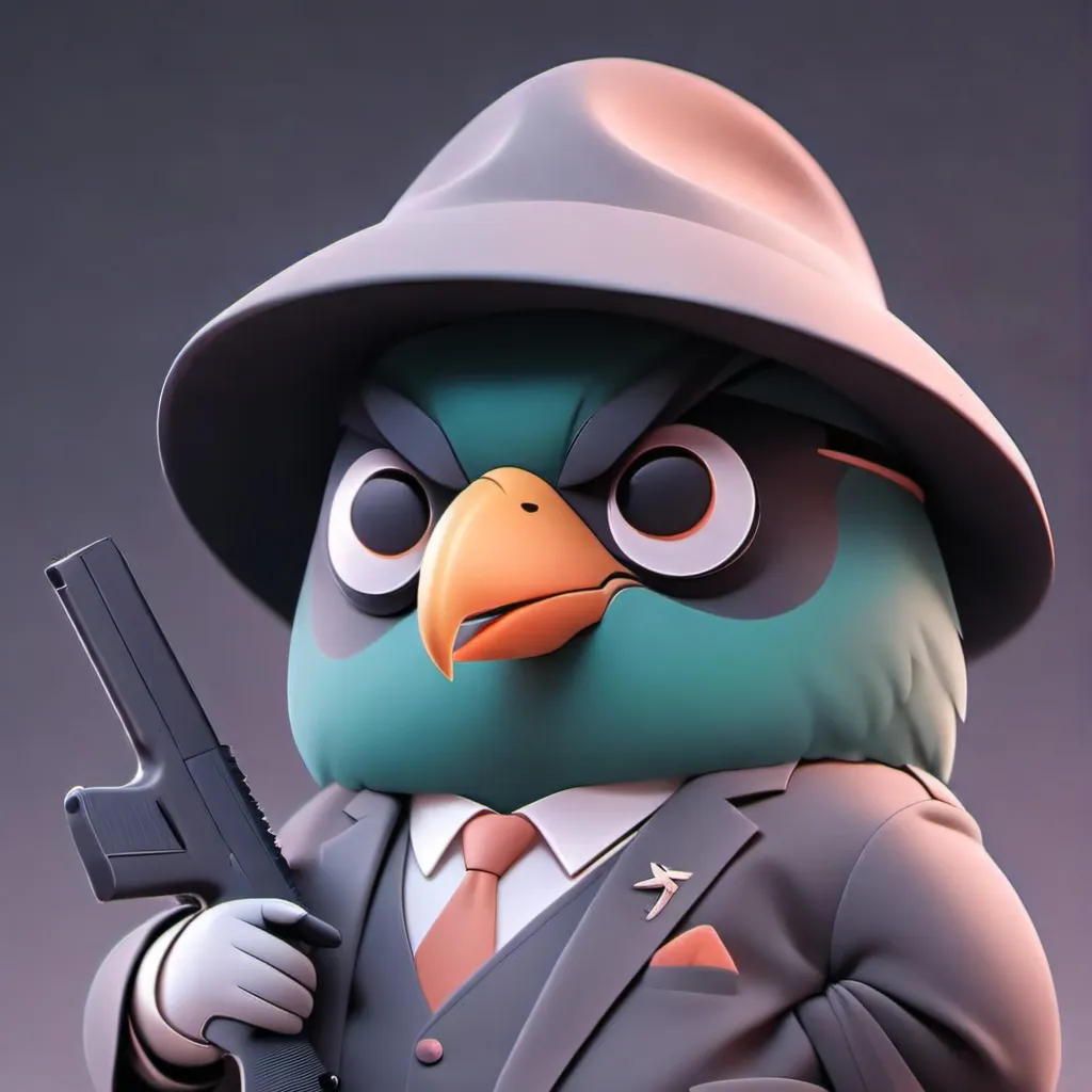 chat with ai character: Duolingo bird