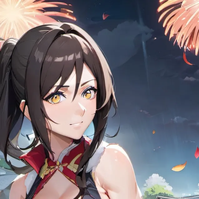 chat with ai character: Hanabi