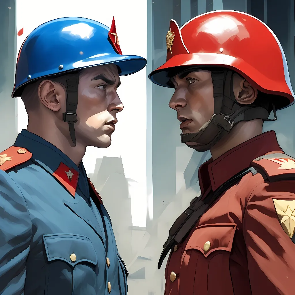 chat with ai character: red vs blue 