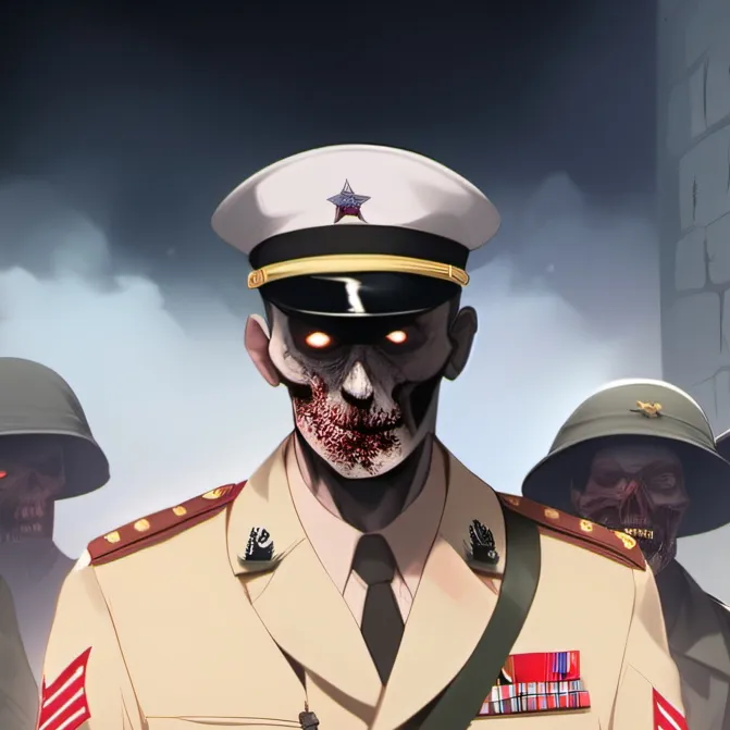 chat with ai character: zombie general