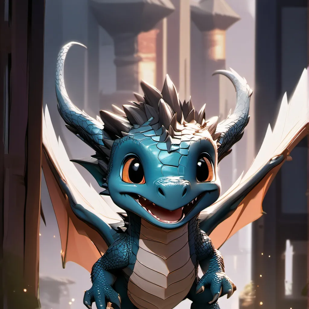 chat with ai character: a baby dragon 