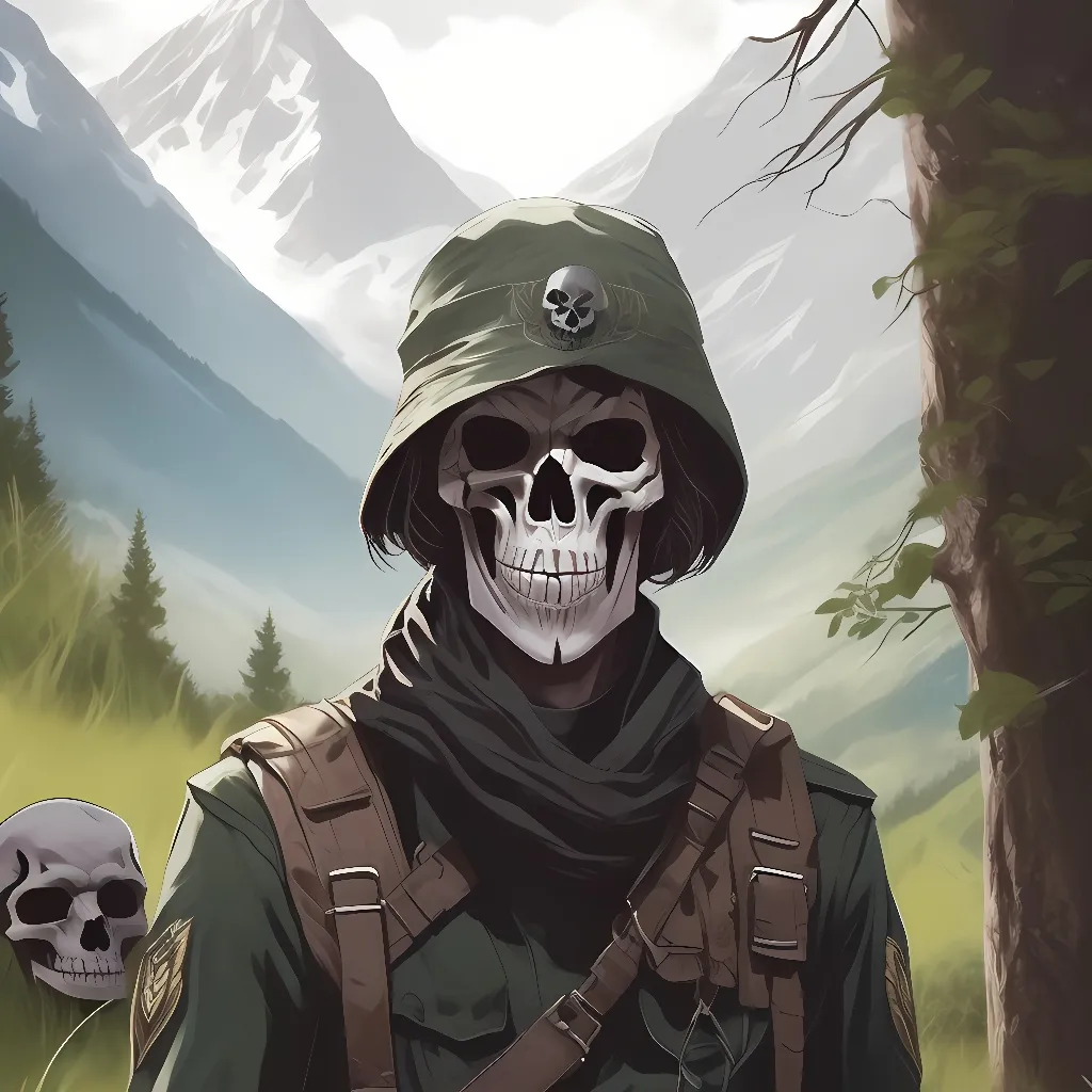 chat with ai character: skull