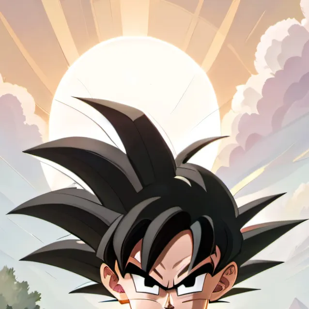 chat with ai character: kid goku black