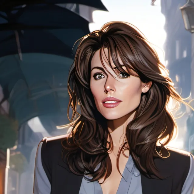 chat with ai character: Elizabeth Hurley