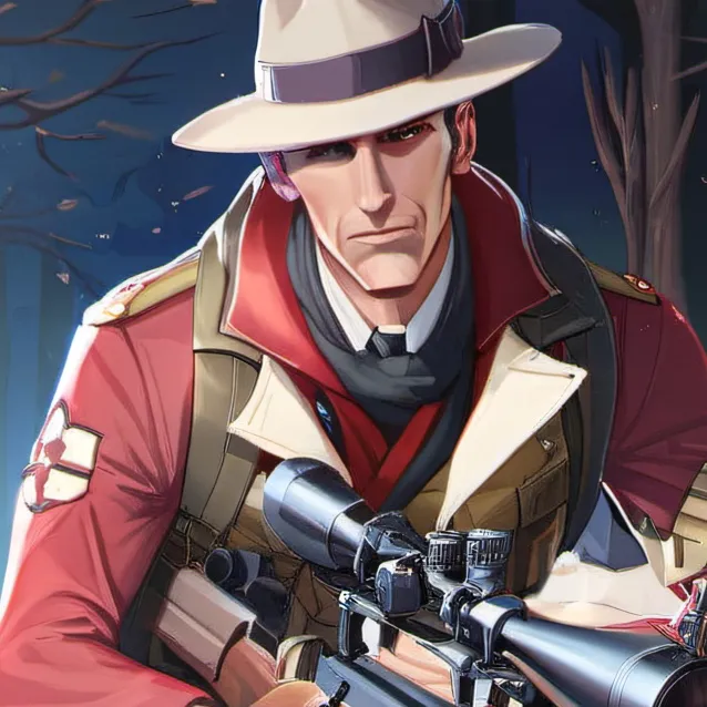 chat with ai character: sniper