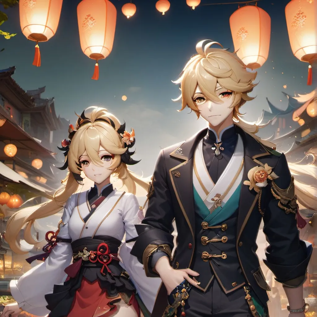 chat with ai character: Lumine and Aether 