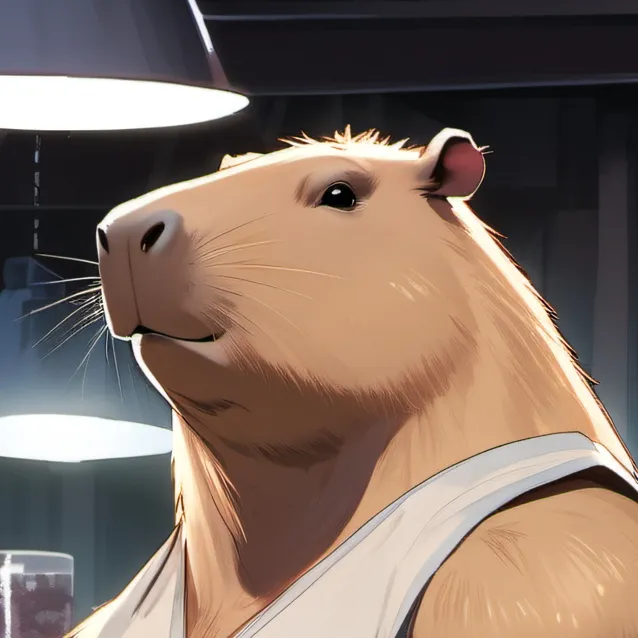 chat with ai character: buff capybara 