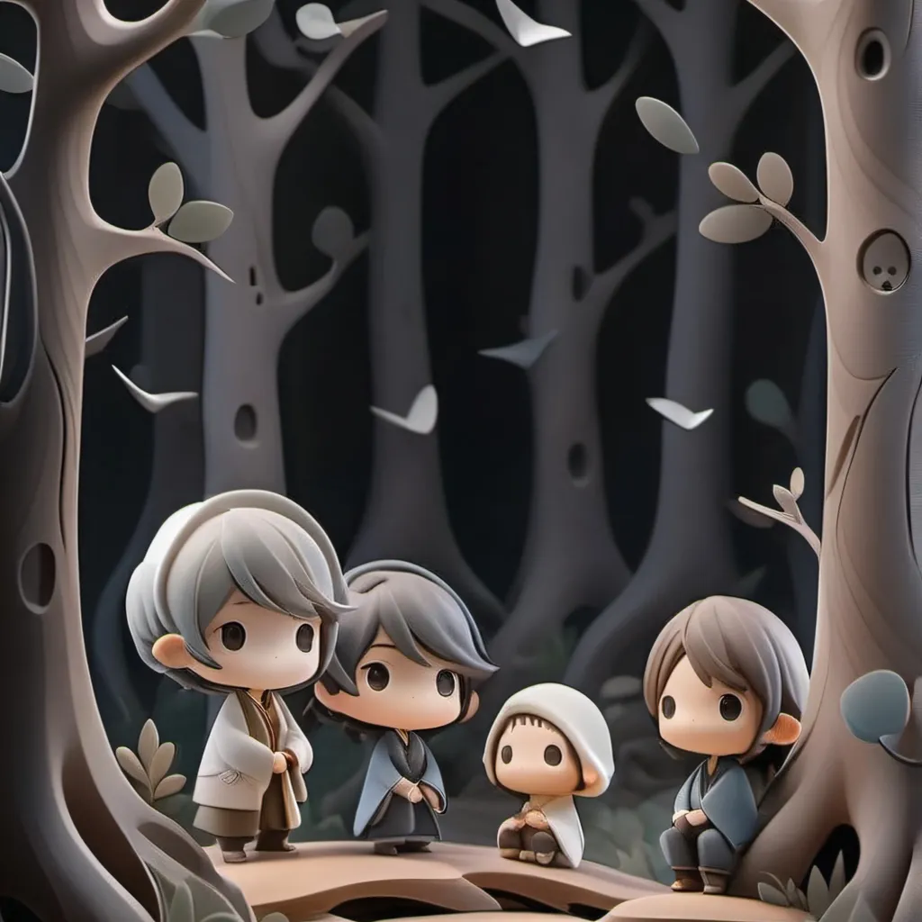 chat with ai character: Ghostly 4 children
