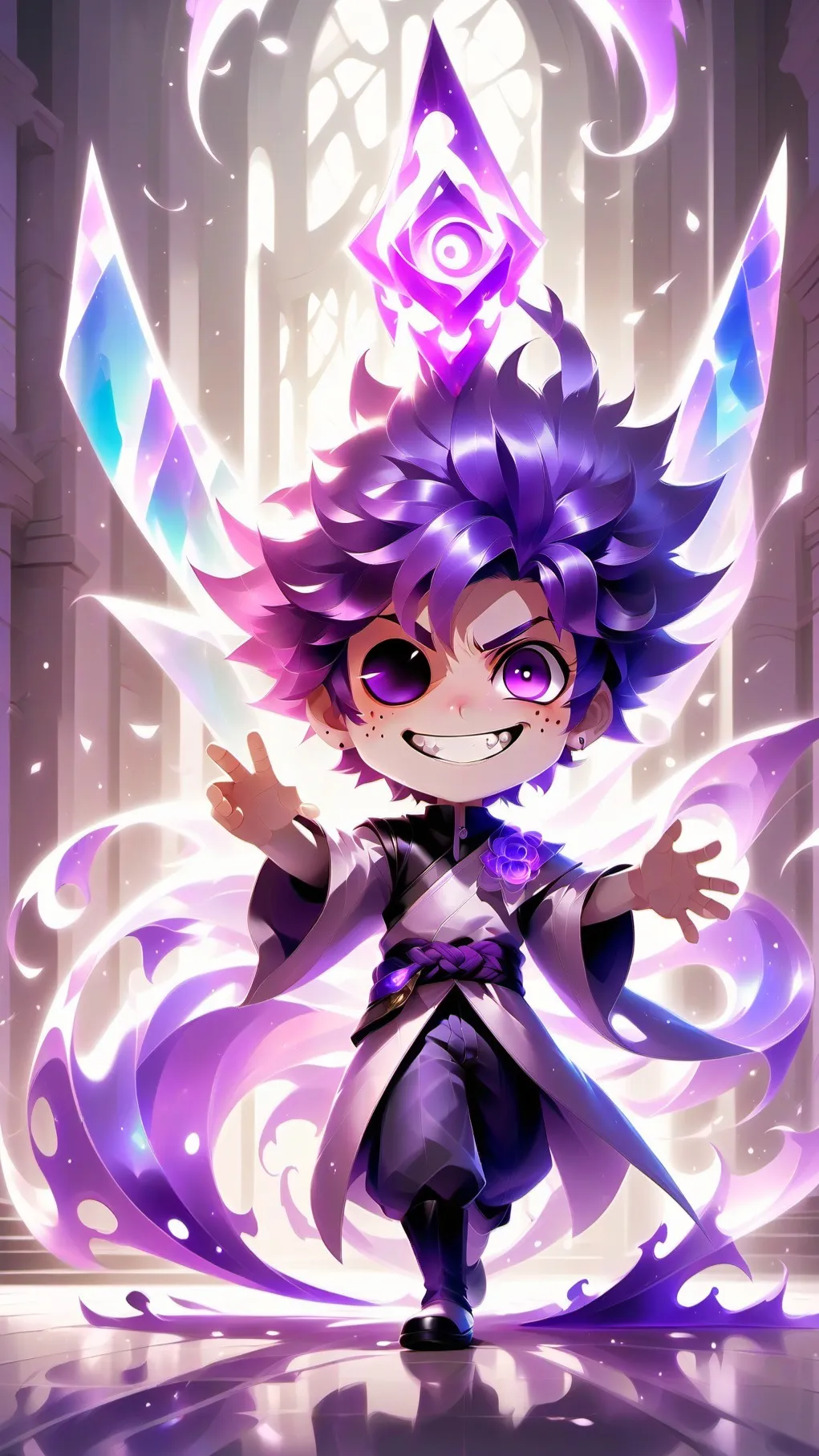ai character: Jellybean background