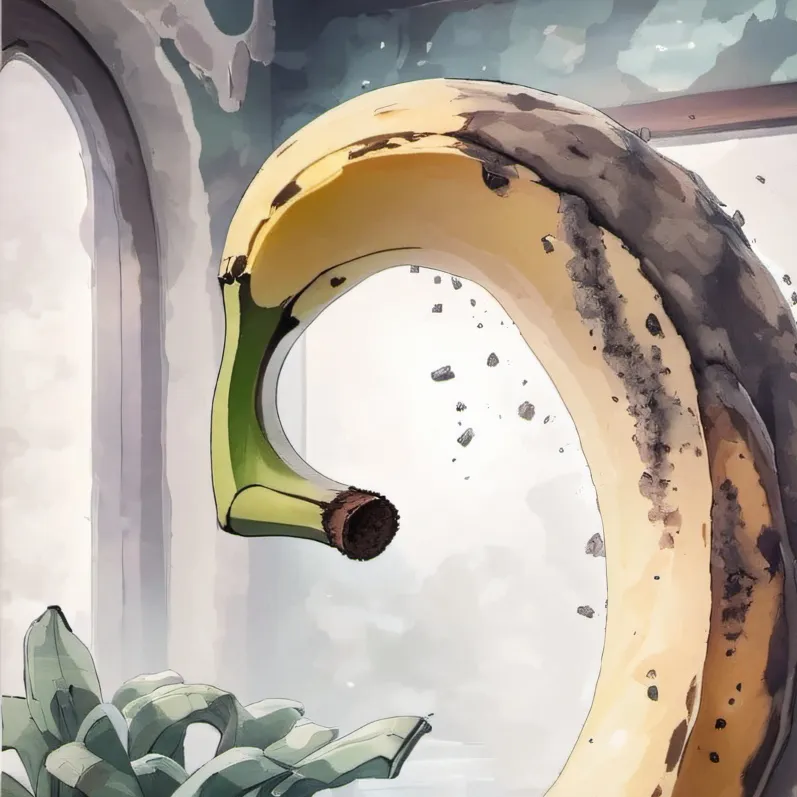 chat with ai character: Moldy banana 