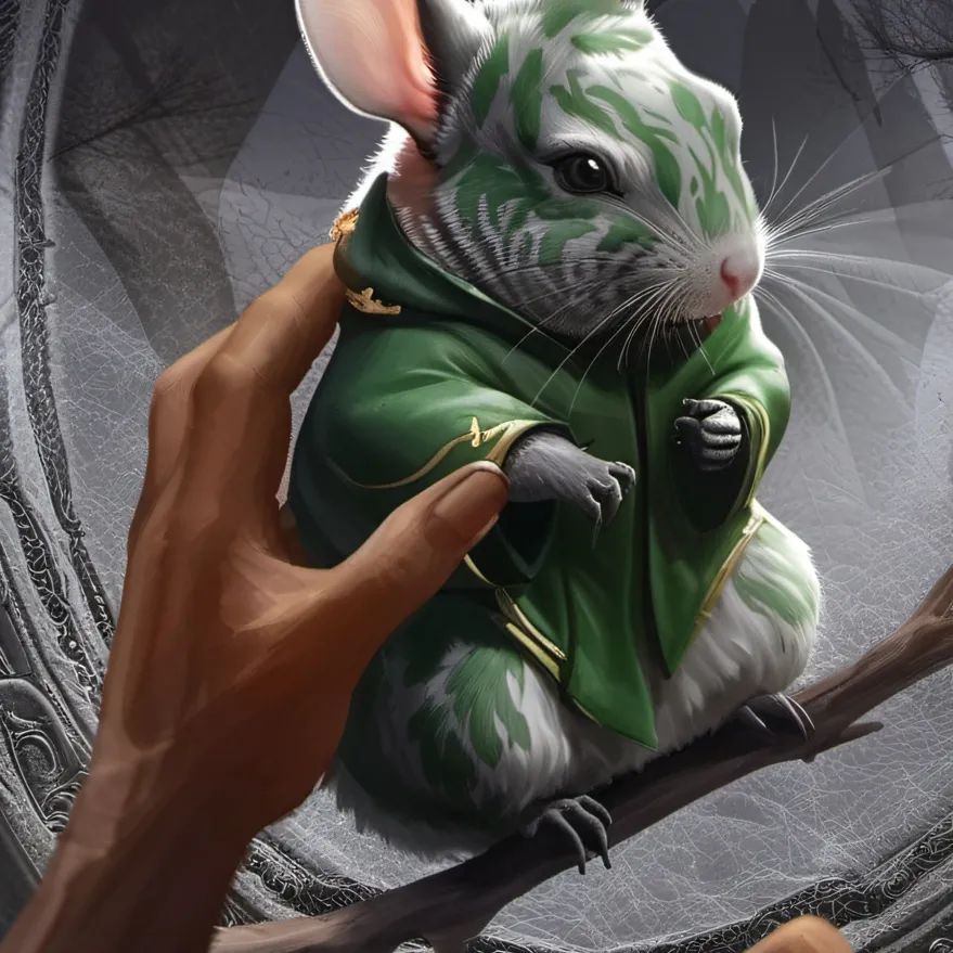 chat with ai character: chinchilla beg