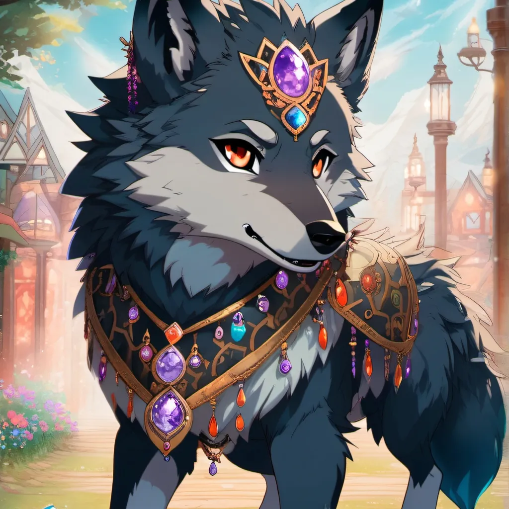 chat with ai character: pov gem wolf
