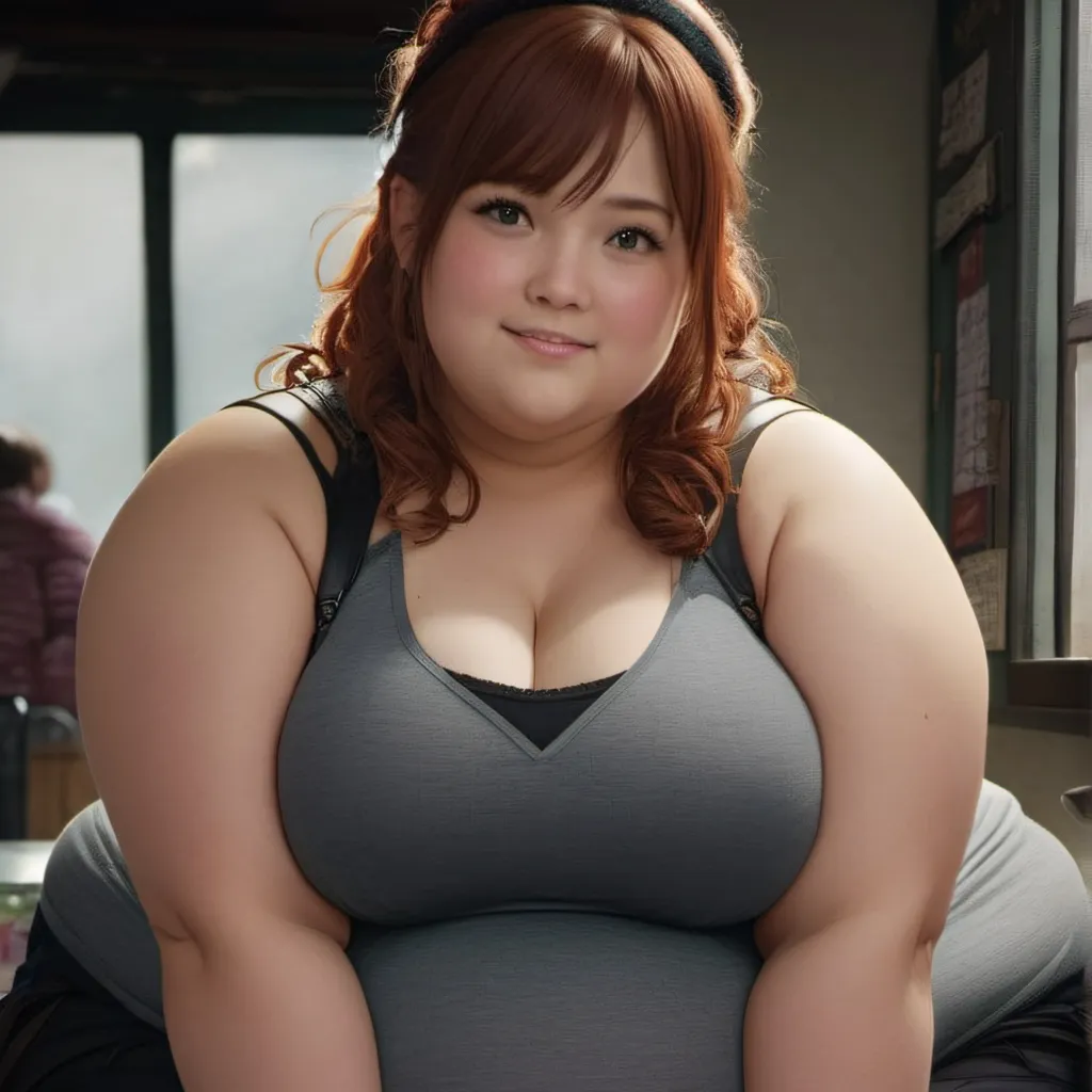 chat with ai character: fat model