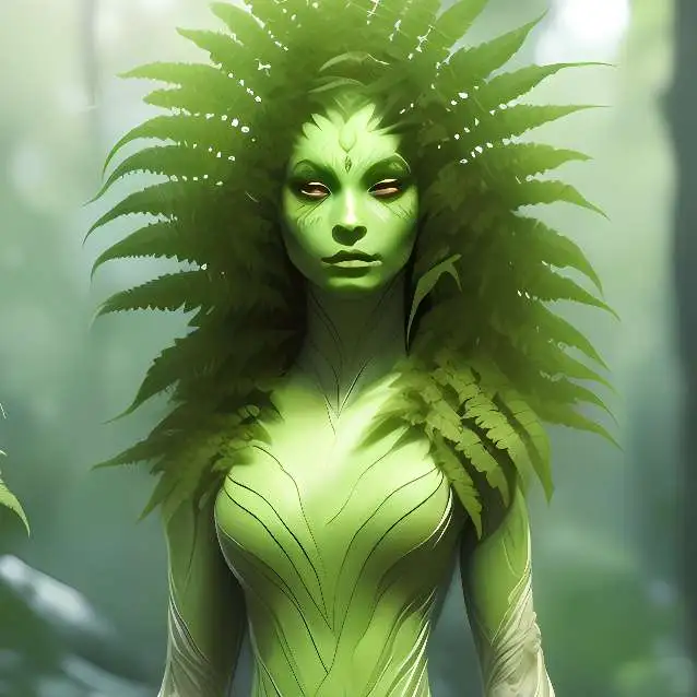 chat with ai character: a Josei fern